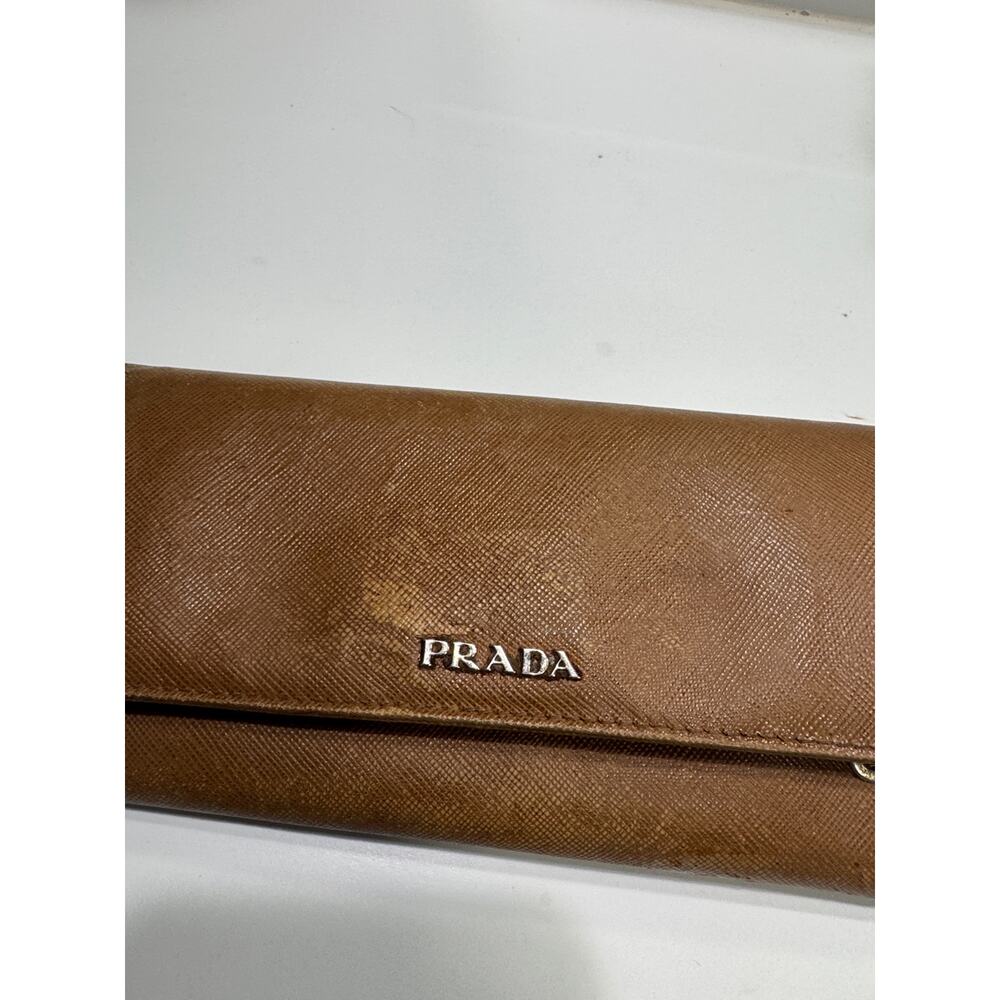 Prada Brown Leather wallet - Picture 10 of 11